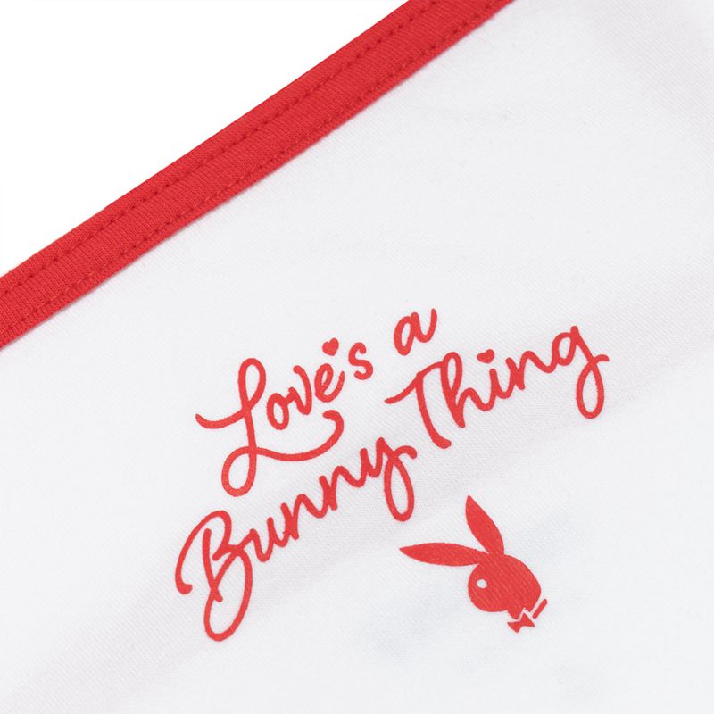 Tank Playboy Love's A Bunny Thing Lounge Feminino Branco | WSDHK7950