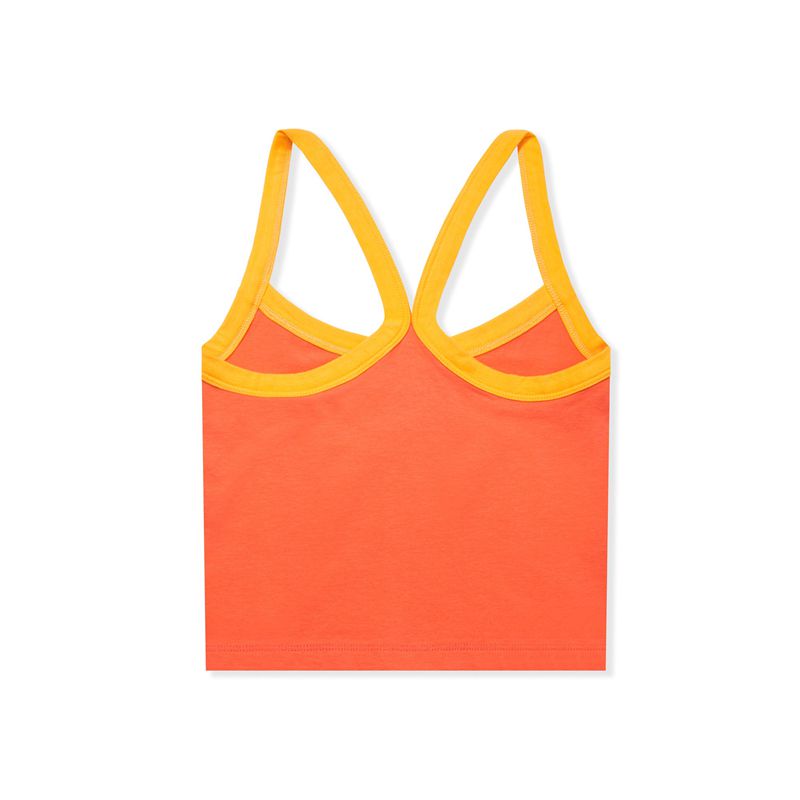 Tank Playboy Racerback Feminino Laranja | OHEIQ2936