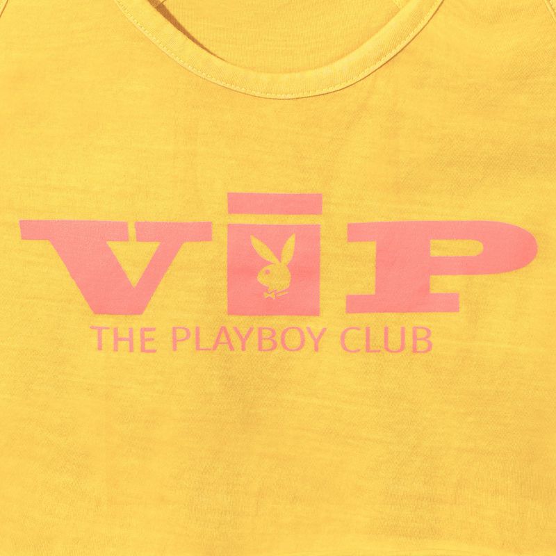 Tank Playboy Vip Club Feminino Amarelas | WVESP6891