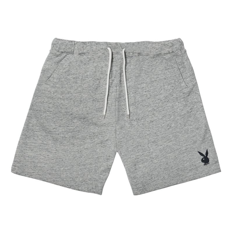 Calções Playboy Rabbit Head Sweat Masculino Cinzentas | JALCH7243