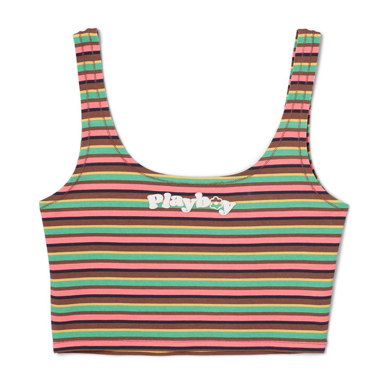 Tank Playboy Scoop Feminino Multicoloridas | DQLGT5419