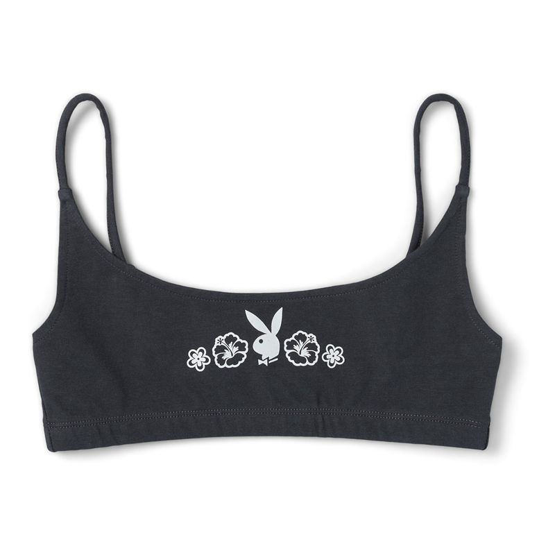 Tank Playboy Sunset Feminino Pretas | NGBYR5971